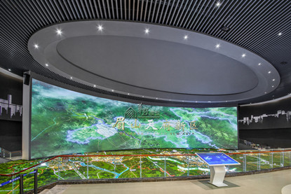 四川眉山天府新区总体规划模型