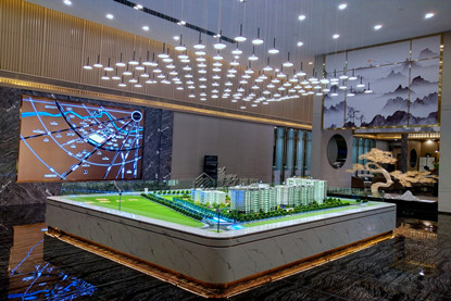 成都富国上邦住宅沙盘模型