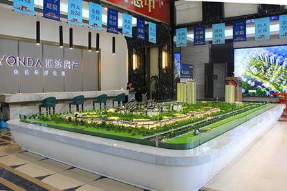 四川自贡远达`瑞尊御府住宅沙盘模型