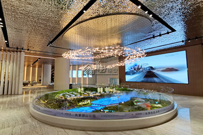 四川内江恒信水岸名邸住宅沙盘模型