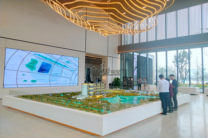 成都菁蓉滨湖湾住宅沙盘模型