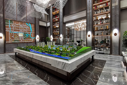 四川遂宁华翔·龙跃凤鸣住宅沙盘模型