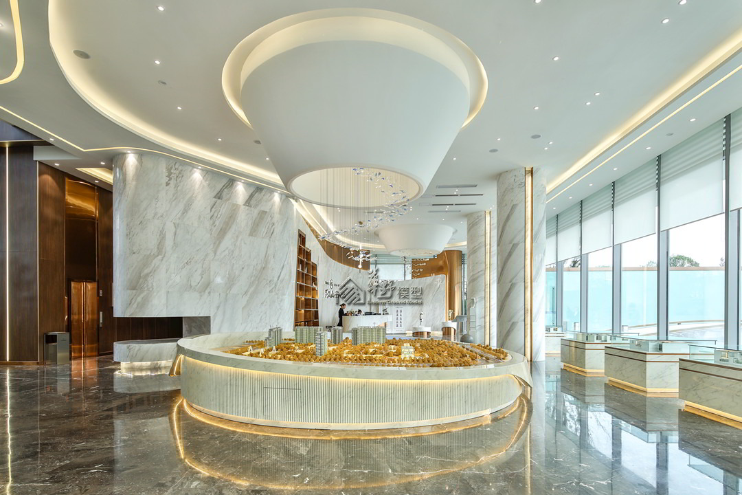 四川绵阳宏辰·江山云出住宅沙盘模型