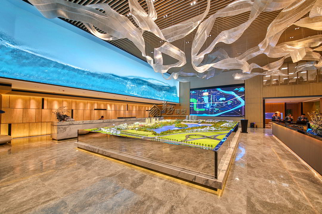 四川绵阳远大.蔚蓝海岸住宅沙盘模型