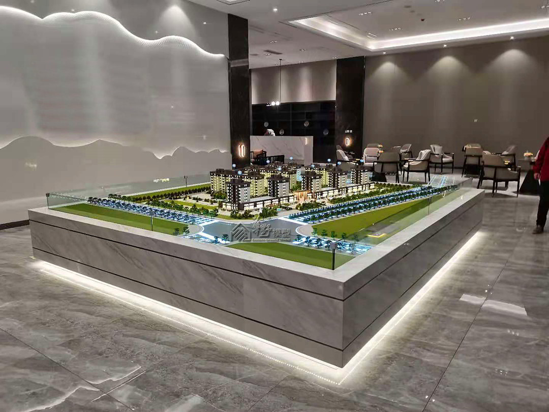 陕西华阴观莲一品住宅沙盘模型